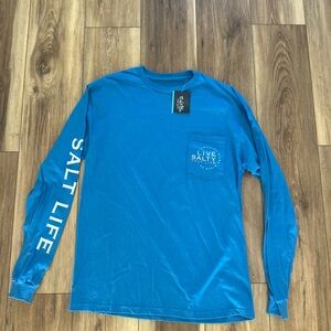 Salt Life Men's Chesapeake life long sleeve size medium NWT